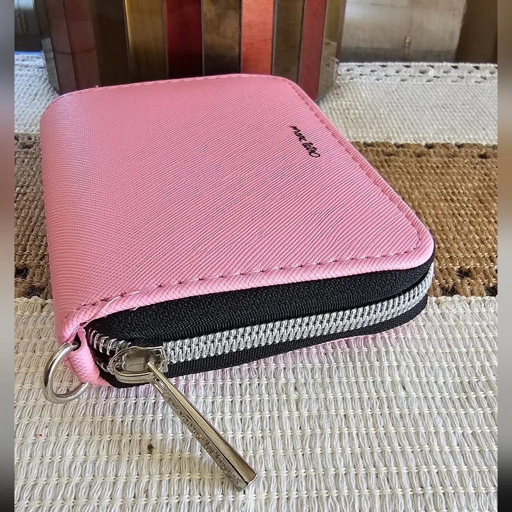 Marc Tetro Yorkie Small Wallet Card Holder Pockets Faux Leather.